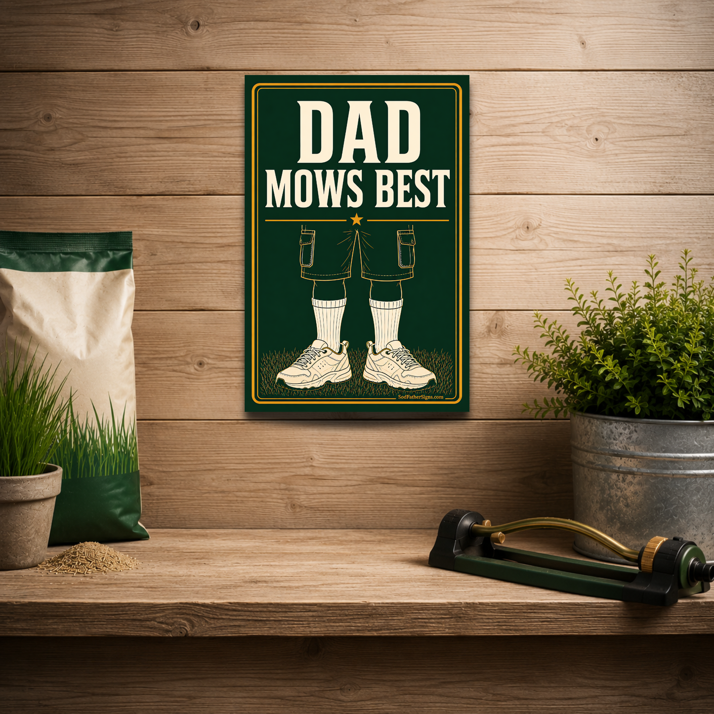 Dad Mows Best